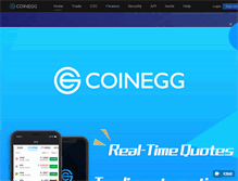 Tablet Screenshot of coinegg.com